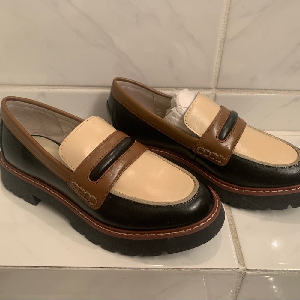 Stylish Black and Brown Loafers